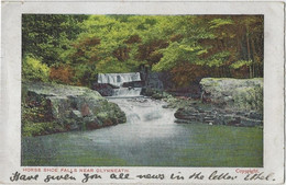 Glynneath.   -   Horse Shoe Falls Near Glynneath.    -   1904    Mydrim   Naar   North Devon - Glamorgan