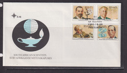 SOUTH AFRICA -1991 Scientists FDC - Cartas & Documentos