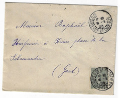 BLOIS   Q De La Saussaie  Loir Et Cher  15 C Semeuse Lignée Yv 130 - 1903-60 Sower - Ligned