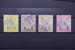 HONG KONG - Lot De 4 Fiscaux Au Type Georges V  - L 122575 - Post-fiscaal Zegels