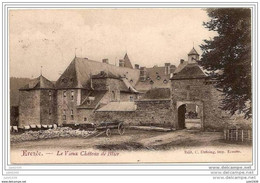 BLIER ..-- EREZEE ..--  Le Vieux Château . 1907 Vers LIEGE ( Mr François HOVEN ) . Voir Verso . Superbe . - Erezée