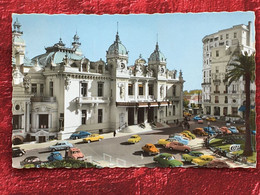 Carte Postale Monaco Monte-Carlo Hôtel De Paris-voitures Automobiles Anc-☛Casino-☛Real-Photo-Post Card-1962-Pr Gardanne- - Hotels