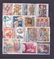 Vatikan - 16 Známek 1980 1990 - Used Stamps