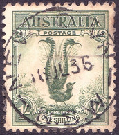 AUSTRALIA 1932 1/- Green SG140 Used - Oblitérés