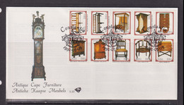 SOUTH AFRICA - 1992 Antique Cape Furniture FDC - Cartas & Documentos