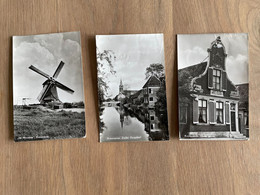 KROMMENIE Set Of 3 Vintage Postcards Netherlands - Krommenie