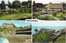 SCENES FROM SWANSEA, GLAMORGAN, WALES. UNUSED POSTCARD   Ac1 - Glamorgan