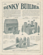 Catalogue DINKY BUILDER 1935 MECCANO Ltd 13/735 3.5 Super Modelos - En Espagnol Et Français - Français