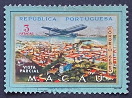 MAC6718U - Air Mail - Views Of Macau - 3 Patacas Used Stamp - Macau 1960 - Gebraucht