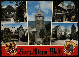 Burg Altena - Museum Grafschaft Mark - Schmiedemuseum - Drahtmuseum -  1971 Gelaufen Werbestempel Verkehr - Altena