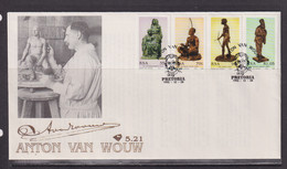 SOUTH AFRICA - 1992 Anton Van Wouw Set FDC As Scan - Cartas & Documentos