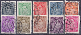 Yugoslavia Kingdom 1931 Mi#228-237 I With Name At Bottom Margin, Used - Gebraucht