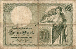 GERMANY- 10 MARK 1906 -  Wor:P-9b, Ros:R-27b - CIR. - 10 Mark