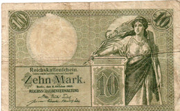 GERMANY- 10 MARK 1906 -  Wor:P-9b, Ros:R-27b - CIR. - 10 Mark