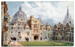 ARTIST : H. B. WIMBUSH - OXFORD, BRASENOSE COLLEGE (TUCK'S OILETTE) - Wimbush