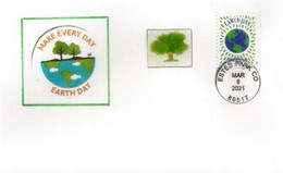Earth Day Forever Stamp, 2021, Letter Estes Park, Colorado - Storia Postale