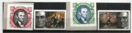 Abraham Lincoln .  4 Timbres Neufs ** Récents - Ungebraucht