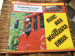 CALENDRIER-ALMANACH  Sapeurs-Pompiers  GRAND FORMAT  Ville De  SAINT-MICHEL-sur-ORGE  Année 1984 - Grossformat : 1981-90