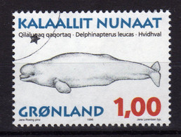 GROENLAND Greenland 1996 Baleine Dauphin  Yv 268 OBL - Oblitérés