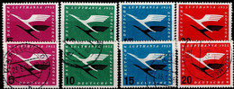 BRD FGR RFA - Lufthansa (MiNr: 205/8) 1955 - ** Postfrisch MNH + Gest Used Obl - Andere & Zonder Classificatie