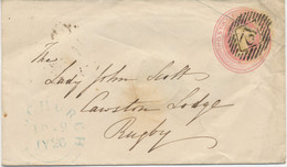 GB LONDON Inland Office „12“ Numeral Postmark (Parmenter 12B, NEW LATEST USAGE 25.7.1849, Till Now According Parmenter - Cartas & Documentos