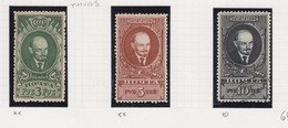 Sowjet-Unie Jaar 1939 Michel-cat. 687/688 ** + 689 Gestempeld - Altri & Non Classificati