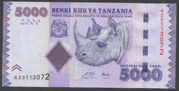 TANZANIA : 5000 Shilingi - P43a - 2010 - UNC - Tanzania