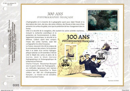 2020 : " 300 ANS D'HYDROGRAPHIE FRANCAISE " Sur Feuillet CEF 1er Jour Sur Soie N°YT F5398 Parf état FDC A SAISIR - 2020-…