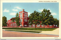 Michigan Flint Central High School Curteich - Flint