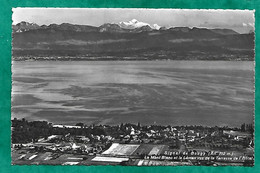 Bougy-Villars (Vaud) Hôtel Du Signal De Bougy Le Mont-Blanc Et Le Léman Vus De La Terrasse De L'Hôtel 2scans - Bougy-Villars