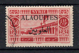 Alaouites - Variété - Surcharge Noire - YV 28a Oblitéré , Cote 50 Euros - Used Stamps