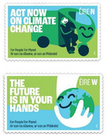 Ireland 2022 For People For Planet , Earth E Bike, Sustainable Development, Climate Change Challenge 2V MNH (**) - Covers & Documents