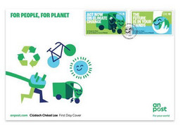 Ireland 2022 For People For Planet , Earth E Bike, Sustainable Development, Climate Change Challenge FDC (**) - Lettres & Documents