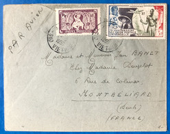 Indochine, Divers Sur Enveloppe Dont PA, De Saigon Pour La France 1950 - (B3592) - Airmail