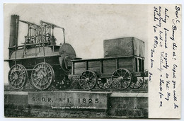 DARLINGTON : No 1 LOCOMOTIVE - STOCKTON & DARLINGTON RAILWAY / DARLINGTON (SQAURE CIRCLE) / YORK, SYCAMORE TERR, WOODALL - Darlington