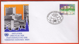 United Nations Vienna Wien 2000 / UNPA, Coat Of Arms / FDC - Lettres & Documents