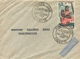 (Océanie) Cinquantenaire De La Mort Du Peintre Gauguin - Premier Jour Papeete Le 24 Septembre 1953 - Cartas & Documentos
