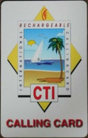 Puerto Rico - CTI, International Rechargeaable, Thin Plastic, 20$, 36000ex, Used - Puerto Rico