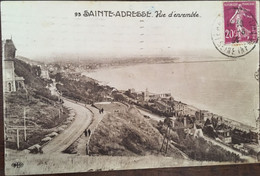 Cpa, écrite En 1934, SAINTE ADRESSE Vue D'ensemble, éd ELD, 76 Seine Maritime - Sainte Adresse