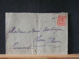 99/137 LETTRE  LUX POUR LA BELG. OBL. AMB. - 1891 Adolphe Voorzijde