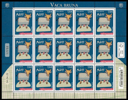 ANDORRA ANDORRE (2022) Vaca Bruna Dels Pirineus, Vache Brune Pyrénées, Cattle, Rund, Hausrind - Mint, Neuf, MNH - Ungebraucht