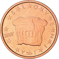 Slovénie, 2 Euro Cent, The Prince's Stone, 2007, SUP+, Cuivre Plaqué Acier - Slovénie