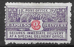 New Zealand 1903 Mh * Perf 11 50 Euros Express Delivery Stamp - Nuovi