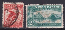 NEW ZEALAND - 1900 - YVERT N°109/110 OBLITERES - COTE = 78 EUR. - - Oblitérés