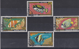 TIMBRES DE WALLIS ET FUTUNA 4 TIMBRES PA OBLITERES  Y&T N°76 A 79 - Oblitérés