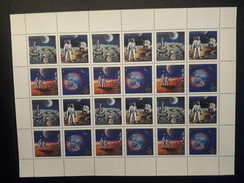 RUSSIA 1989 MNH (**)   EXPO 1989 SPACE - Feuilles Complètes