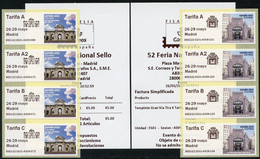 ESPAÑA (2022) ATM 52 Feria Nacional Sello Madrid Puerta De Alcalá, Marquesina Metro, Underground Station, World Heritage - Neufs
