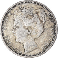 Monnaie, Pays-Bas, Wilhelmina I, 25 Cents, 1904, Utrecht, TB+, Argent, KM:120.2 - 25 Cent