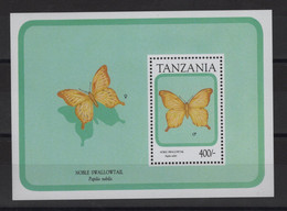 Tanzanie - BF 125 - Faune - Papillon - Cote 10€ - ** Neufs Sans Charniere - Tanzania (1964-...)