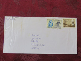 Poland 2000 Cover To England - Zodiac Pisces - Bridge - Covers & Documents